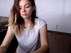 Sexy teen webcam striptease