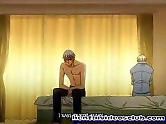 Hentai gay homem ato de hardcore porra