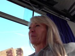 Czech Streets - Luxurious MILF Fucked In A Public Bus