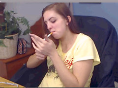 Smoker, webcam smoke, pregnant cam