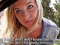 Gulliga blond tonåring Vinna Reeds sex för pengar