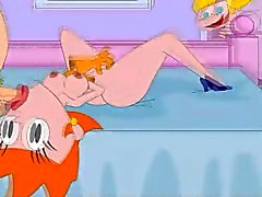 Dexter und Fam. Kerl Cartoon-Helden Blowjob szenen