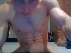 Sexy Jock Athletic Shows Off On Cam