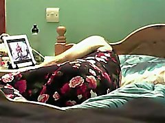 sovrum med Masturbation Amatör Milou av spionera kamera