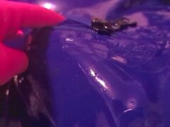 bondage latex catsuit teasinge bdsm vuxen leksaker amatör handjob 