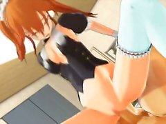 Meido-san - Hottest 3D anime sex videos