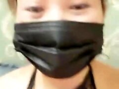 Masturbação da faixa de webcam asiática amadora
