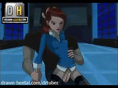 Ben 10 Porn - Gwen saves Kevin with a blowjob