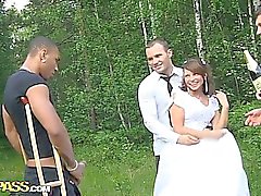 Gruppe Sex auf der Hochzeit mit der rf
