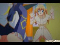 Busty la fille des hentaï difficile baisé par Shemale animé