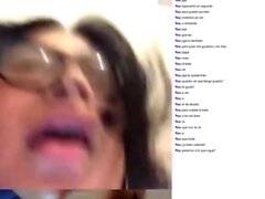 Omegle omchater Latina pratar och onanerar